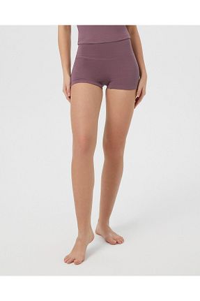 شلوارک و برمودا بنفش زنانه اسلیم فیت Ayma Active - کد 788683332