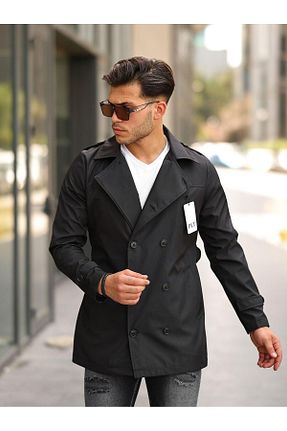ترنچکت مشکی مردانه پلی ویسکون Zoom King - کد 882752143