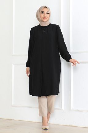 کلاه و ابایا مشکی زنانه پنبه ای OKTAYUSTA COLLECTİON - کد 429298685