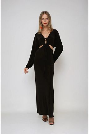 لباس مشکی زنانه بافتنی Ms Iconic Store - کد 884175432