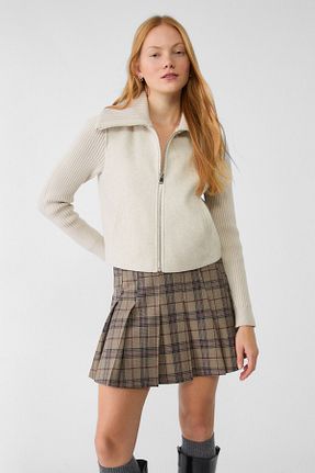 کت نباتی زنانه Straight Stradivarius - کد 888635380