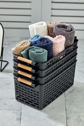 نظم دهنده کمد مشکی اکریلیک Keven Home - کد 71724233