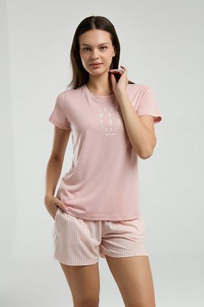شلوارک و برمودا صورتی زنانه رگولار Pierre Cardin - کد 884229554