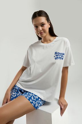 شلوارک و برمودا سفید زنانه رگولار Rolypoly - کد 884232220