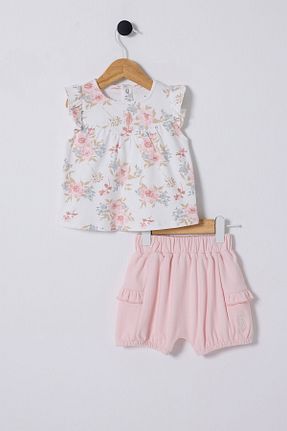 ست نوزادی سفید بچه گانه پنبه ای U.S. Polo Assn. - کد 884227766