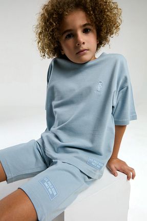 ست بالاتنه و پائین تنه سبز بچه گانه بافت U.S. Polo Assn. - کد 884232179
