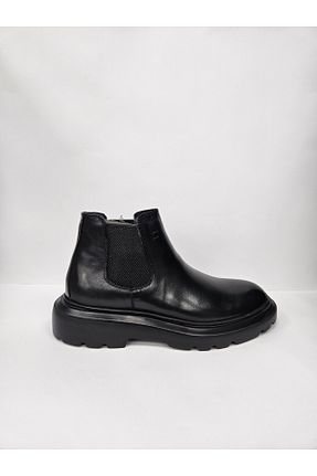 بوت برفی مشکی مردانه چرم خالص Atlantis Collection - کد 884238074