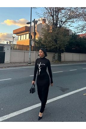 لباس مشکی زنانه ویسکون Genel Markalar - کد 875863953