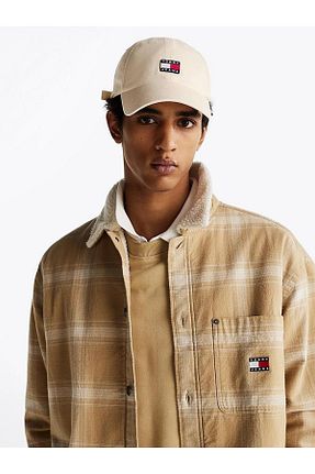 کلاه بژ مردانه پنبه ای Tommy Hilfiger - کد 884237081