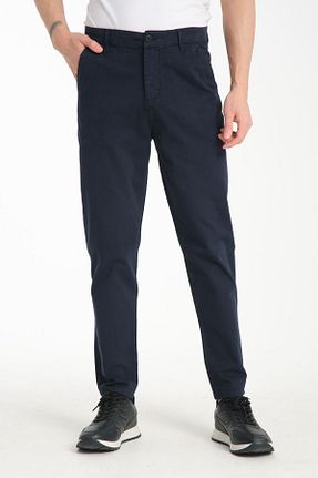 شلوار سرمه ای مردانه پنبه ای muzzo jeans - کد 884251536