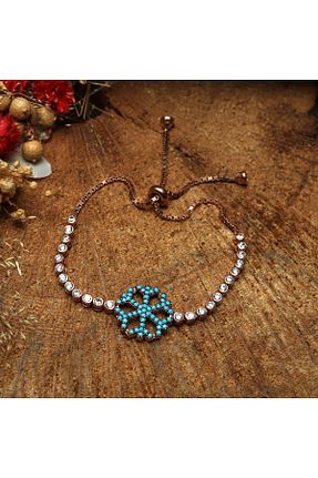 دستبند نقره صورتی زنانه 925 عیار Sima Silver - کد 120596260