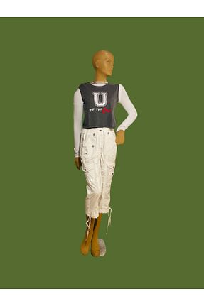 شلوارک و برمودا سفید زنانه Relaxed ÖzOksijen - کد 884319326