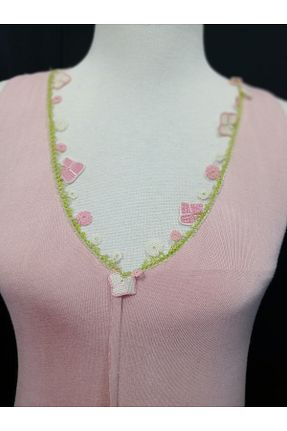 بادی صورتی زنانه پنبه ای Butik - کد 884288690