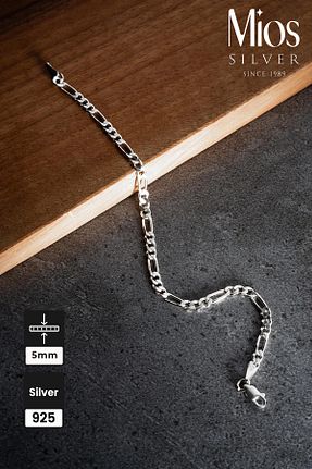 دستبند نقره مردانه 925 عیار Mios Silver - کد 884316262