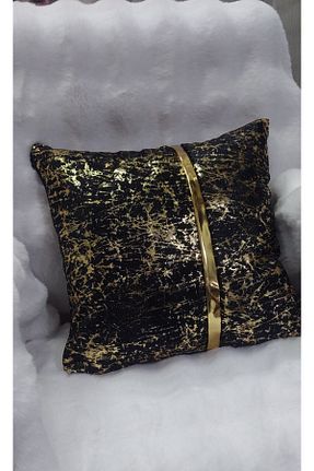 روکش بالش مشکی مخمل BALADI HOME - کد 884276789