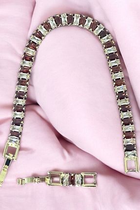 دستبند استیل (فولاد) قرمز زنانه سنک زیرکون Serelia - کد 884314801