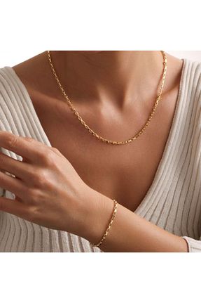 دستبند طلا رنگی زنانه 14 عیار Sembol Gold - کد 884362499