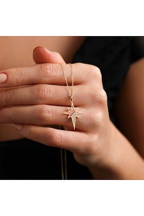 گردنبند طلا رنگی زنانه 14 عیار Sembol Gold - کد 884362634