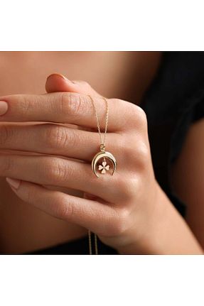 گردنبند طلا رنگی زنانه 14 عیار Sembol Gold - کد 884362556