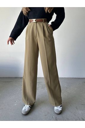 شلوار سبز زنانه پارچه DENOKMODA - کد 877883763