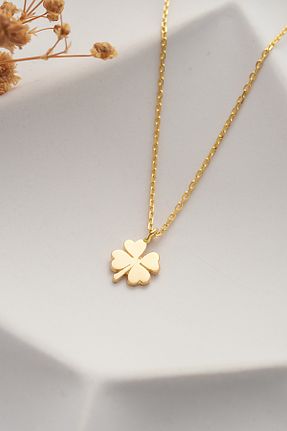 گردنبند طلا طلائی زنانه 14 عیار MOOM MÜCEVHERAT - کد 884375678