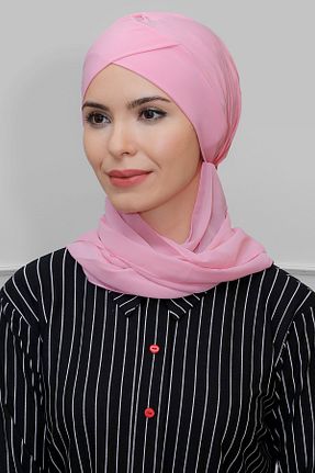کلاه شنای حجاب صورتی زنانه HÜRREM BONE - کد 215082526