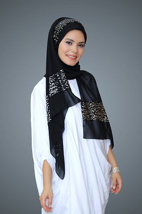 شال مشکی زنانه HÜRREM BONE - کد 347617674