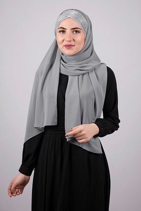شال طوسی زنانه HÜRREM BONE - کد 209132456