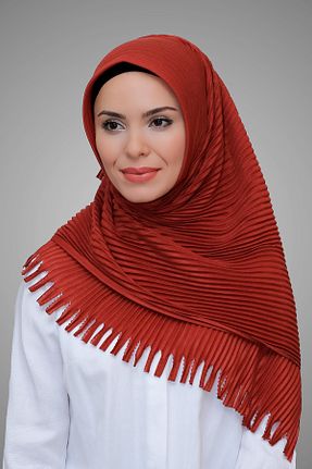 روسری نارنجی ساده HÜRREM BONE - کد 208555711