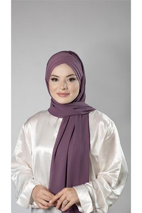 شال بنفش زنانه شیفون HÜRREM BONE - کد 772247330