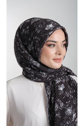 روسری مشکی گلدار HÜRREM BONE - کد 381265879