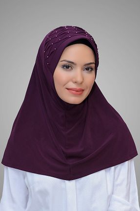 روسری بنفش ساده HÜRREM BONE - کد 208525701