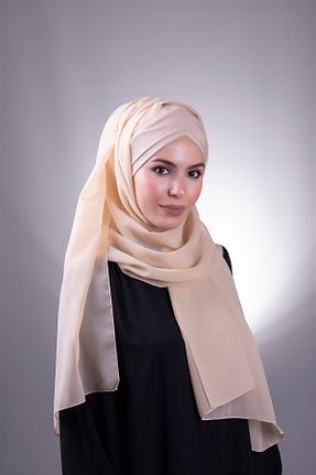 شال بژ زنانه شیفون HÜRREM BONE - کد 129923890
