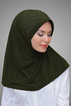 روسری خاکی ساده HÜRREM BONE - کد 208525208
