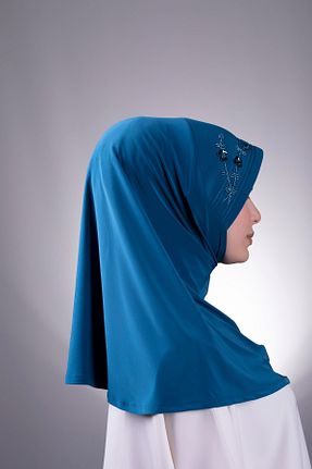 روسری آبی ساده HÜRREM BONE - کد 208553990