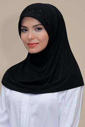 روسری مشکی ساده HÜRREM BONE - کد 208553670