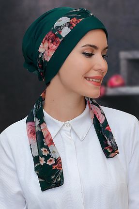 کلاه شنای حجاب سبز زنانه HÜRREM BONE - کد 215076800
