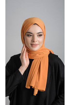 روسری طلائی ساده HÜRREM BONE - کد 381266025