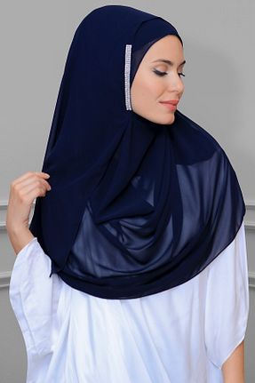 شال سرمه ای زنانه HÜRREM BONE - کد 209127462