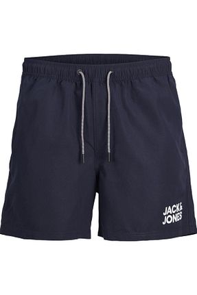 شلوارک ساحلی سرمه ای مردانه بافتنی Jack & Jones - کد 837366430