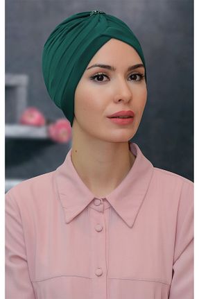 کلاه شنای حجاب سبز زنانه HÜRREM BONE - کد 215075016