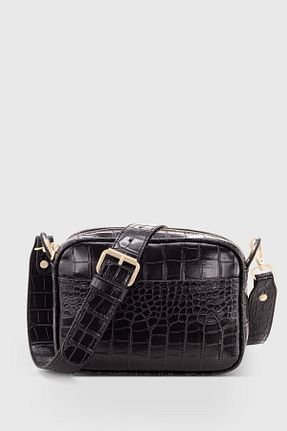 کیف دوشی مشکی زنانه پلی اورتان Housebags - کد 409856758