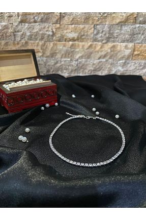 گردنبند استیل ( فولاد ) طوسی زنانه استیل (فولاد) TERE STYLE - کد 882598955