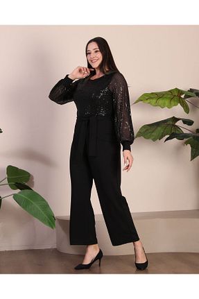 سرهمی سایز بزرگ مشکی زنانه سایز بزرگ Şirin Butik - کد 806719586