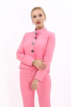 کت صورتی زنانه رگولار ÖNDER ÖZSOY - کد 884473953