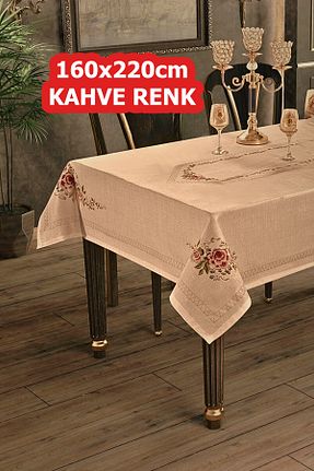 رومیزی قهوه ای Dertsiz Çt Çeyizci Tekstil - کد 884496247