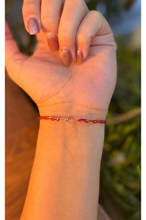دستبند جواهر صورتی زنانه yubijewelry - کد 884496600