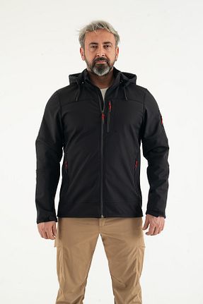 کاپشن مشکی مردانه اسلیم فیت Longberg - کد 884509444