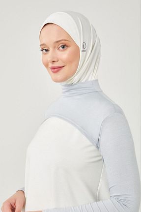 روسری طوسی پنبه ای NURMAHREM - کد 884623322