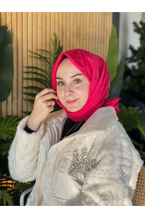 روسری سرمه ای پنبه ای Aker - کد 884501942